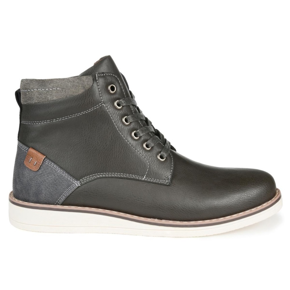 Vance Co. Men’s Evans Lace Up Ankle Boot - Grey- Size 11
